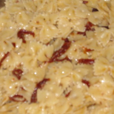 Recept: Pasta zongedroogde tomaat
