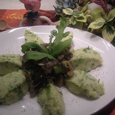 Recept: aardappelpuree met spruiten en rucola Recept: aardappelpuree met spruiten en rucola
