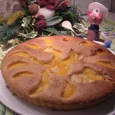 Recept: Cake met perzikken en appel