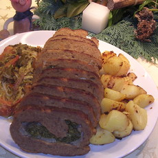Recept: Gehakt brood met verborgen boontjes en rode ui