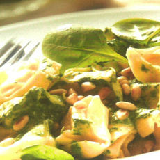 Recept: Totelloni met spinaziesaus