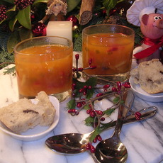 Recept: Soep : Glaasje , Pittige zure soep met kip