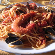 Recept: Spaghetti met zeevruchten in Port-Juan bij Gigi