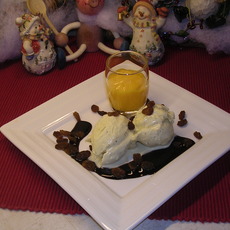 Recept: Dessert : kaneelijs met rozijnen