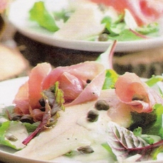 Recept: Salade met forel en rookvlees Recept: Salade met forel en rookvlees