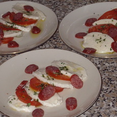 Recept: Mozzarella tomaat entree	