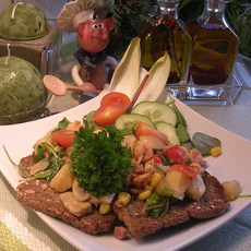 Recept: Volkorentoast met overschotjes