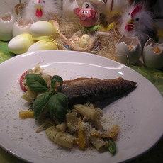Recept: Forel-filet met lente kleuren Recept: Forel-filet met lente kleuren