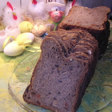 Recept: Boerenbrood : rozijnen , amandelen , pijnboompitten en sesamzaad Recept: Boerenbrood : rozijnen , amandelen , pijnboompitten en sesamzaad