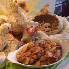 Recept: Aardappelen met zwarte woudham en ...