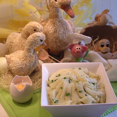 Recept: Aardappelpuree met bieslook en gemalen kaas naar keuze
