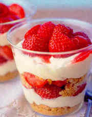 Recept: Aardbeien-kwarktrifle