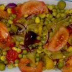 Recept: Aubergine Doperwtensalade Recept: Aubergine Doperwtensalade