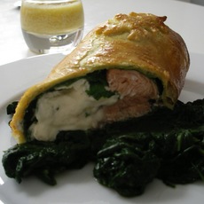 Recept: Frans Zalm-spinazie hap