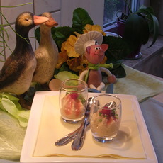 Recept: Hapje :glaasje gevuld met mousse van pangasiusfilet