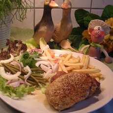 Recept: Gegrilde kalfsmedaillon gekruid met rode pesto