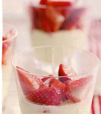 Recept: Panna cotta met aardbeien