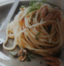 Recept: Spaghetti met tonijn en dille Recept: Spaghetti met tonijn en dille