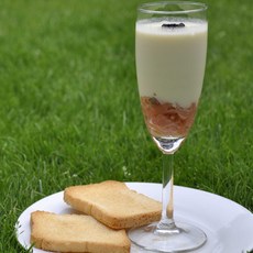 Recept: aspergemousse met zalm Recept: aspergemousse met zalm