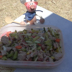 Recept: Vakantie : tonijn salade Recept: Vakantie : tonijn salade
