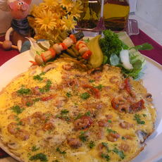 Recept: Omelet : in de rapte alles bijeen