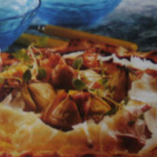 Recept: Bladerdeegtaart met vijgen en kaas