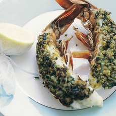 Recept: gegrilde kreeft met boter van pistache en (zie opm