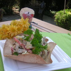 Recept: Wraps gevuld met van alles en nog wat . Recept: Wraps gevuld met van alles en nog wat .
