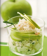 Recept: Appelslaatje met krab