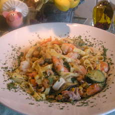 Recept: Les p�tes de fruits de mer