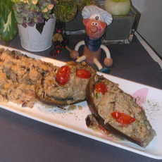 Recept: Gevulde aubergines 