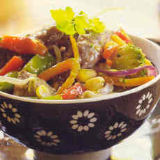 Recept: Wok met biefstuk en groenten Recept: Wok met biefstuk en groenten