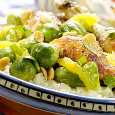 Recept: Tajine van kip en spruitjes Recept: Tajine van kip en spruitjes