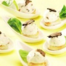 Recept: Geitenkaas met Truffel Amuse Recept: Geitenkaas met Truffel Amuse