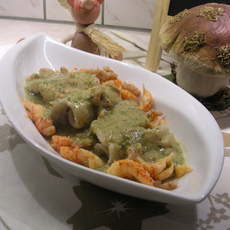 Recept: Opgerolde pangasiusfilet in een kervelsausje