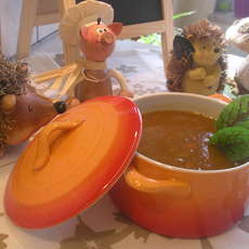 Recept: Soep : groenten tomatensoep met dragon en zuring