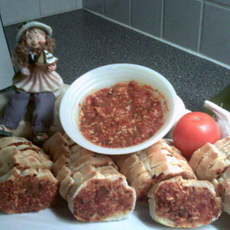 Recept: Warm kaas - tomatenbrood Recept: Warm kaas - tomatenbrood
