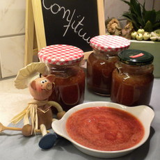 Recept: Confituur met verse munt , aardbeien en rabarber