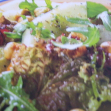 Recept: Salade met meloen en noten