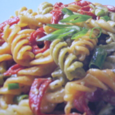 Recept: Pasta-pesto salade