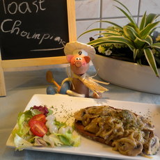 Recept: Toast champignon