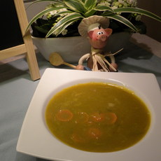 Recept: Soep : zoet-zure prei wortel soep