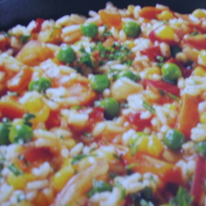 Recept: Kleurige Groenterijst Recept: Kleurige Groenterijst