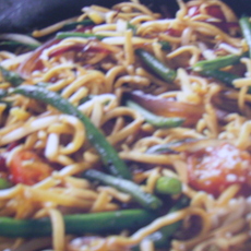 Recept: Bamie met sperziebonen Recept: Bamie met sperziebonen