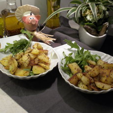 Recept: Aardappelen met  kruiden en rucola 
