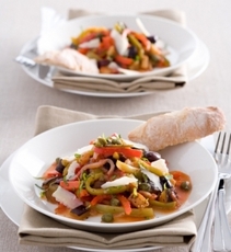 Recept: Caponata met Parmezaanse kaas 
