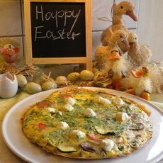 Recept: Paasomelet met lente kleuren en geuren 
