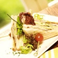 Recept: Clubsandwich met oesterzwammen