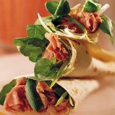 Recept: Lamshamwrap met waterkers Recept: Lamshamwrap met waterkers