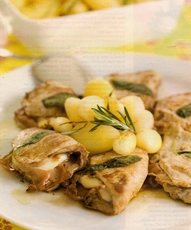 Recept: Saltimbocca en krieltjes met geurige rozemarijn